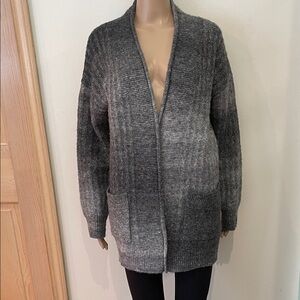 Christian Siriano sweater Ombre Boho Cardigan open knit